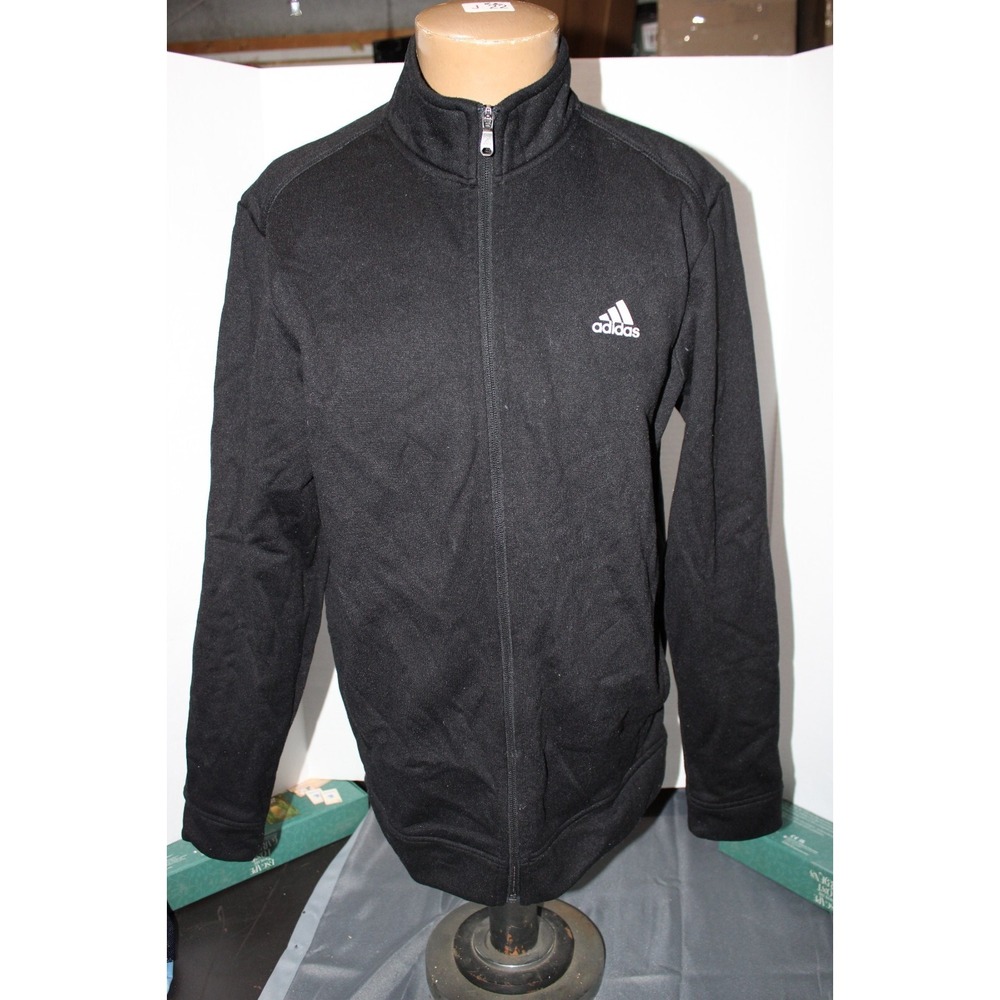 Adidas Essentials Golf Black Zip Up Jacket Size‎ Medium